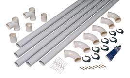 SET TUBULATURA ALDES C CLEANER / TREI ORIFICII DE ASPIRARE